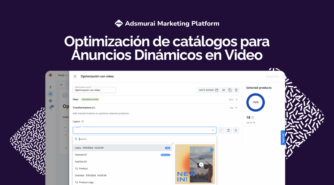 Optimización de catálogos para Anuncios Dinámicos en Video