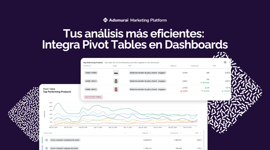 Integra Pivot Tables en Dashboards
