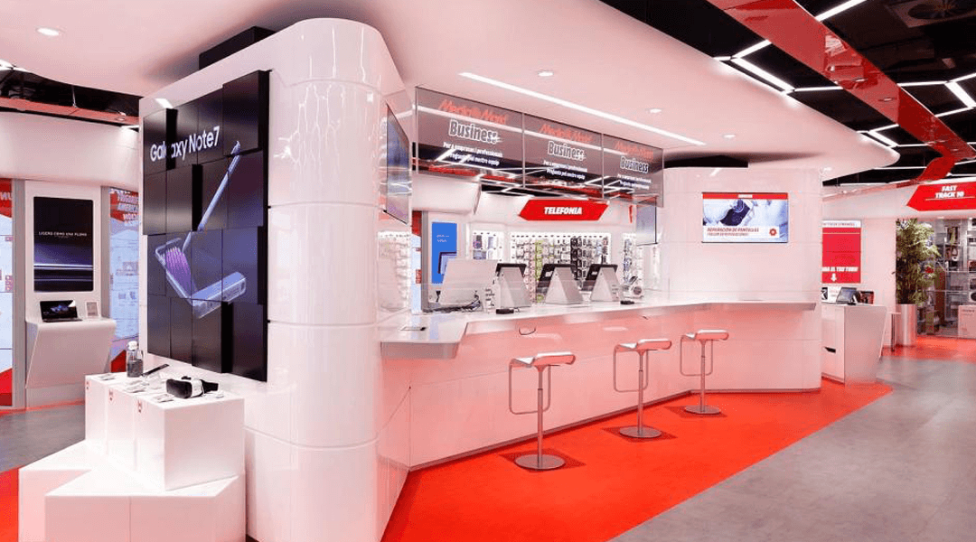 MediaMarkt store with different tech products